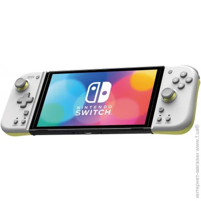  Hori NSW-373U Split Pad Compact for Nintendo Switch Light Grey x Yellow