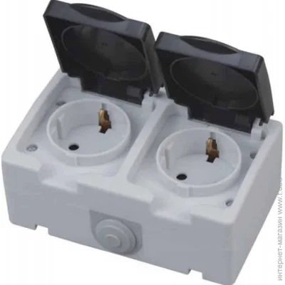 Horoz Electric Atom 2-.  ,  . 16 250V IP54 /5/50 (112-100-0002-010)