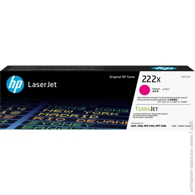  HP 222X Mgn LaserJet Toner Cartridge (W2223X)