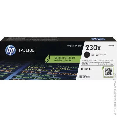  HP  230X Black Original LaserJet Toner Cartridge (LaserJet Pro MFP 4303) (W2300X)