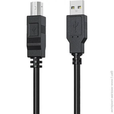  HP USB AM to BM 1.5m Black (DHC-PT100-1.5M)