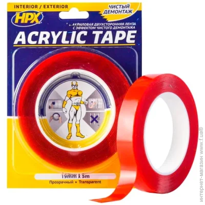   HPX     Acrylic Tape 19  x 5  TT1905