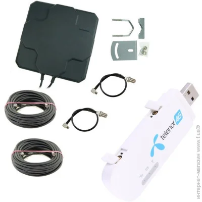 3G  Huawei  4G USB WiFi  E8372 White +  MIMO DP9 (  150  / c)