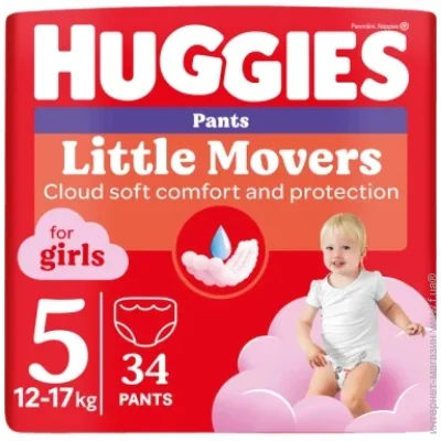 - Huggies Pants Girl  5 (12-17 ), 34  (5029053564272)