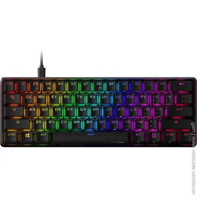  Hyperx Alloy Origins 60 Red RGB RU Black (4P5N0AA)