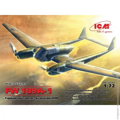  1:72  - ICM -  - Fw 189A-1 1:72 (ICM72291) 