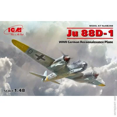  1:48  - ICM -  -    Ju 88D-1 1:48 (ICM48240) 