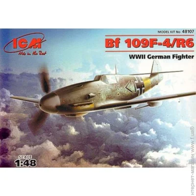  1:48  - ICM -   Messerschmitt Bf-109 F4/R6 1:48 (ICM48107) 