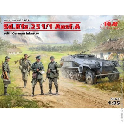  1:35   - ICM -   Sd.Kfz.251/1 Ausf.A    1:35 (ICM35103) 
