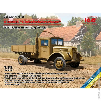 ICM V3000S "Einheitsfahrerhaus" ͳ       1:35 (ICM35409)