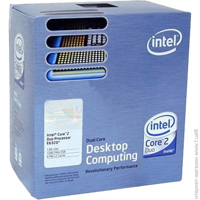ᐈ Купить INTEL Core 2 Duo E6320 LGA775, 1.86GHz, Box — ЦЕНА Снижена ...