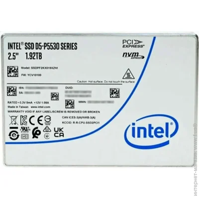 SSD Intel D5-P5530 1.92 TB (SSDPF2KX019XZN1)