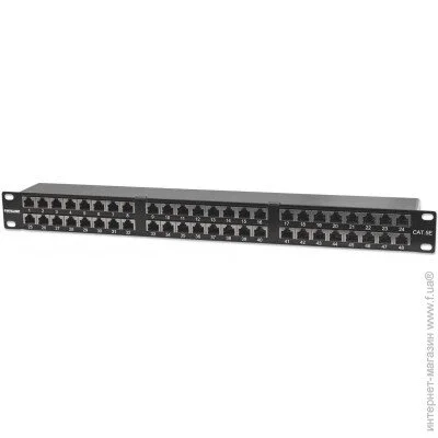 - 19 ", 48 port, FTP, Cat5e, 1unit, Intellinet (513517)