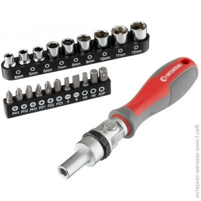    Intertool        21  INTERTOOL VT-3360   (Phillips),    (Pozidriv),  (Hex),  (Slotted)