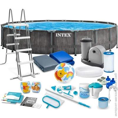 Басейн Intex Басейн каркасний 549см 21в1 (26744) (M-7944917) Басейн Intex Басейн каркасний 549см 21в1 (26744) (M-7944917)
