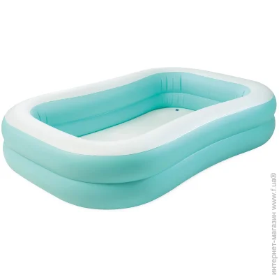 Бассейн надувной Intex Детский Синий 229х147х46 см (DM-57181-blue) Бассейн надувной Intex Детский Синий 229х147х46 см (DM-57181-blue)