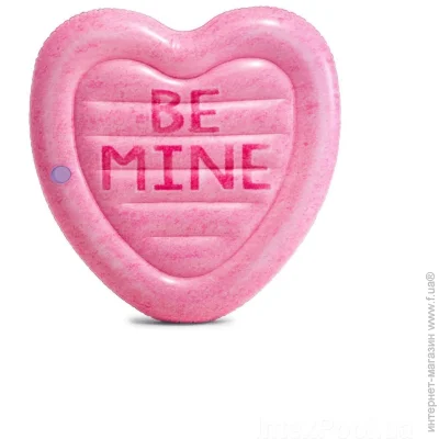 Надувний пліт-іграшка Intex Карамельне серце 145 х 142 см (58789) Надувний пліт-іграшка Intex Карамельне серце 145 х 142 см (58789)