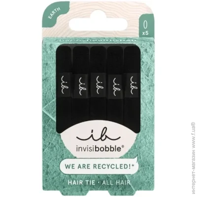 Invisibobble    HAIR TIE Black 1 .