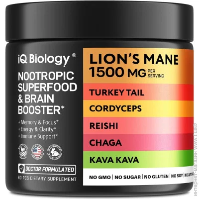   IQ Biology    - Nootropic Superfood 60 