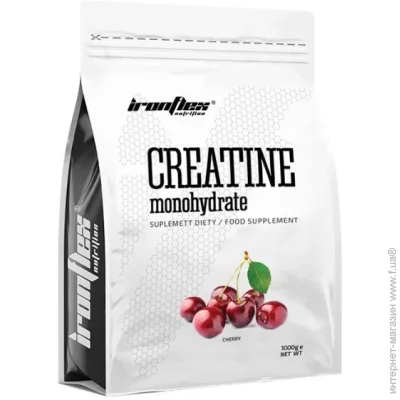  Ironflex Creatine Monohydrate 1000 g /400 servings/ Cherry (000025995)