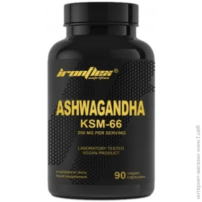     IronFlex Ashwagandha KSM-66, 90 