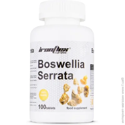 Специальная добавка Натуральная добавка IronFlex Boswellia Serrate, 100 таблеток Специальная добавка Натуральная добавка IronFlex Boswellia Serrate, 100 таблеток