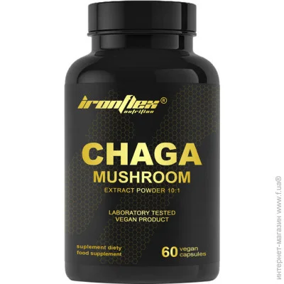    IronFlex Chaga Mushroom, 60 