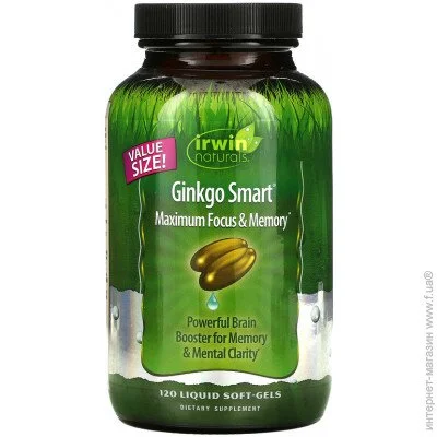   Irwin Naturals Ginkgo Smart 120  (4384304163)