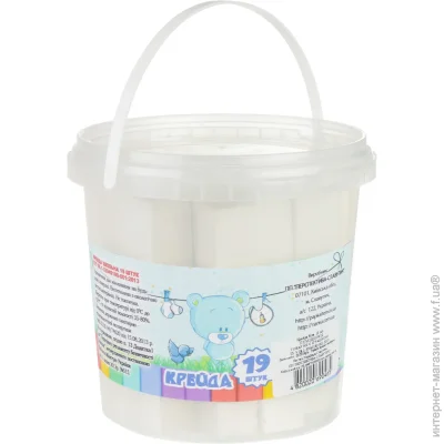 Item Мел школьный МАКСИ 19x19x100 мм 19 шт. Item Мел школьный МАКСИ 19x19x100 мм 19 шт.