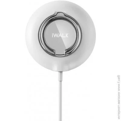 Беспроводное зарядное устройство Iwalk Crazy Cable Mag (MCC010) белое Беспроводное зарядное устройство Iwalk Crazy Cable Mag (MCC010) белое