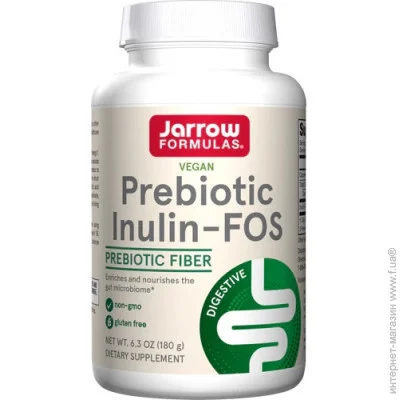     Jarrow Formulas Prebiotic Inulin FOS Powder, 180 