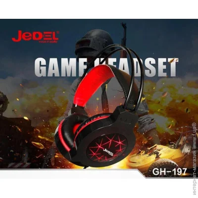 Jedel GH-197 Black/Red