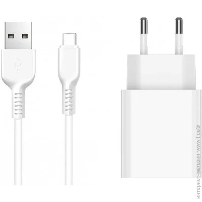   Jellico  C5 1USB 2.1A + Type-C cable White (RL067492)