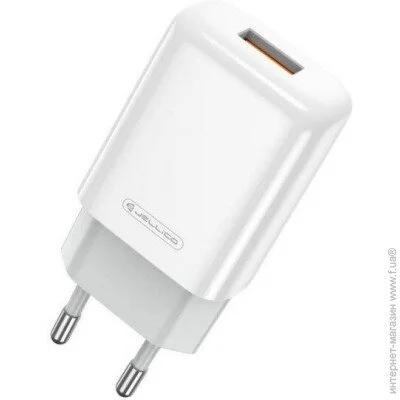   Jellico  EU01 1USB 12W + Lightning cable White (RL074740)