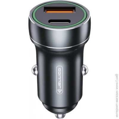    Jellico  F4 USB+ USB-C 3.1A Black (RL072157)