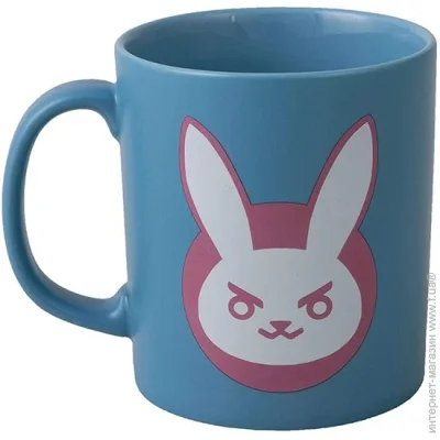 Чашка Jinx Чашка OVERWATCH D.VA Blue/Pink (Овервотч) (76030) - керамика Чашка Jinx Чашка OVERWATCH D.VA Blue/Pink (Овервотч) (76030) - керамика