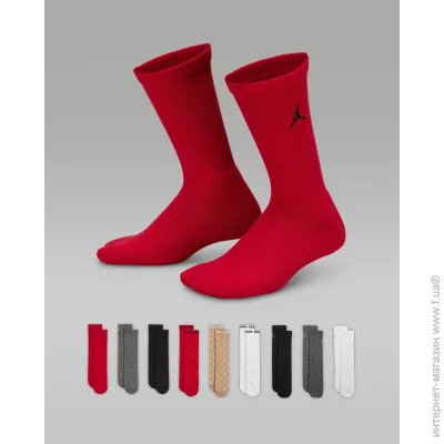  Jordan Holiday Crew Gift Box (9 Pairs) (BJ0729-R78-35-37.5)