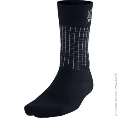  Jordan Stencil Crew Socks (642207-010-38-42)
