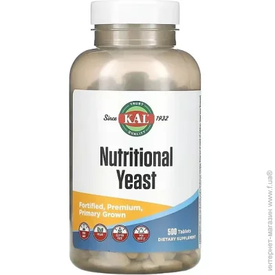   KAL Nutritional Yeast 500 Tabs (000023525)