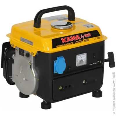 Генератор бензиновий Kama KGL950 1 кВа 1 фаза 0.7 кВт Генератор бензиновий Kama KGL950 1 кВа 1 фаза 0.7 кВт