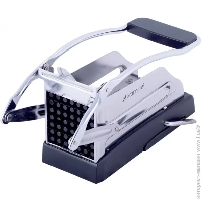 Нарезка картофеля фри Kamille Картофель фри из нержавеющей стали с двумя килограммами фри с нержавеющей сталью с нержавеющей стали нержавеющая сталь Нарезка картофеля фри Kamille Картофель фри из нержавеющей стали с двумя килограммами фри с нержавеющей сталью с нержавеющей стали нержавеющая сталь