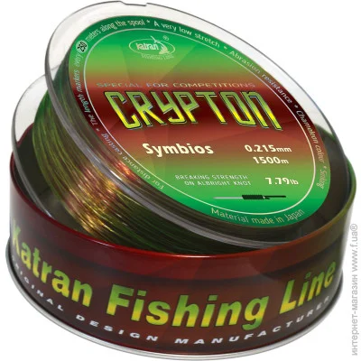 Katran Fishing Line  Katran Crypton Symbios 1500m (neon/brown) 0.215mm 7.79lb/3.53kg (3500.00.26)
