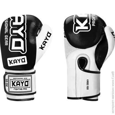 Kayo   KRBG-168 BLK-SLV-12 12oz   