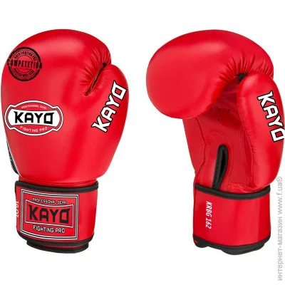 Kayo   KRBG -162 RED vinyl-8 8oz 