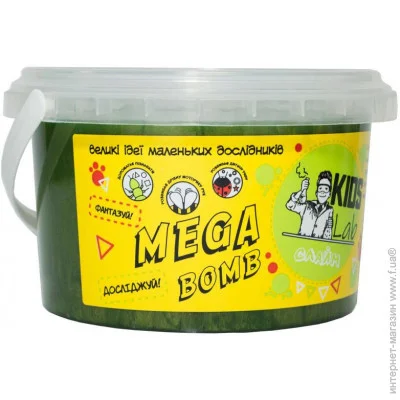 Kids Lab Слайм №10 темно-зелений 500 г 0119 Kids Lab Слайм №10 темно-зелений 500 г 0119