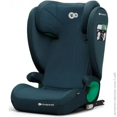  Kinderkraft Junior Fix 2 i-Size Harbour Blue (KCJUFI20BLU0000)  2/3 (15-36 )