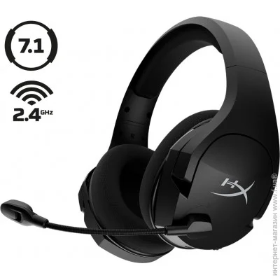  Hyperx Cloud Stinger Core Wireless Gaming Headset+ 7.1 Black (4P4F0AA)