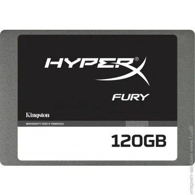 SSD Kingston Fury SATA 120GB (SHFS37A/120G) HyperX Fury