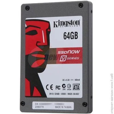 SSD Kingston SATA 64Gb (SNV425-S2/64GB) SSDNow V 2.5"