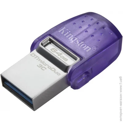  USB 3.2 Kingston - USB3.2 64GB Type-C Kingston DataTraveler microDuo 3C (DTDUO3CG3/64GB)